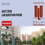 AILET 2026 LLM Question Paper with Solution PDF